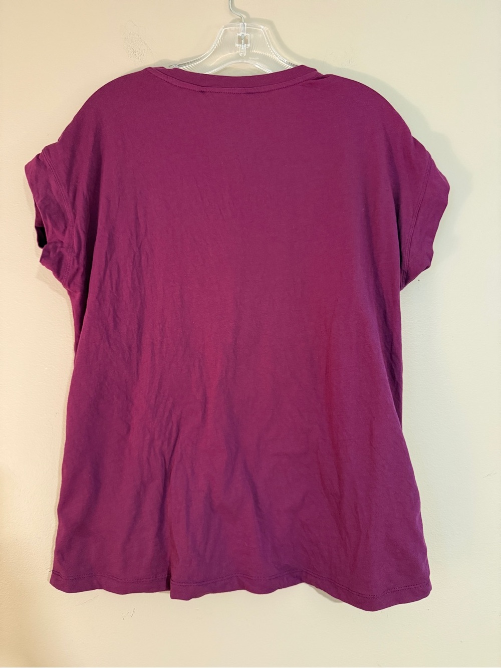 Johnny Was embroidered 100% cotton TIAREI RELAXED TEE Small Purple “Jam” color - Picture 5 of 6